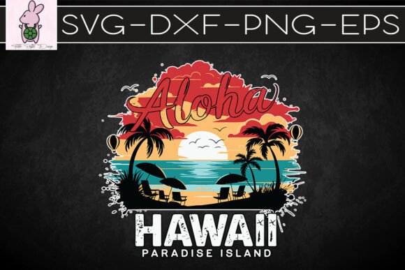 Aloha Hawaii Paradise Island SVG