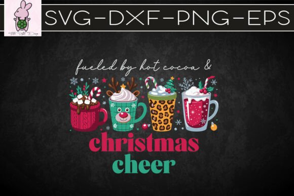 Festive Hot Cocoa Christmas Cheer SVG