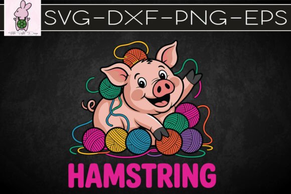 Hamstring Funny Pig Puns SVG