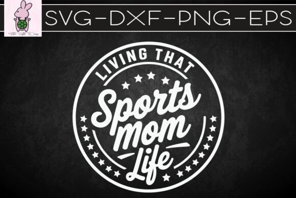 Living Sports Mom Life Love Vibes SVG