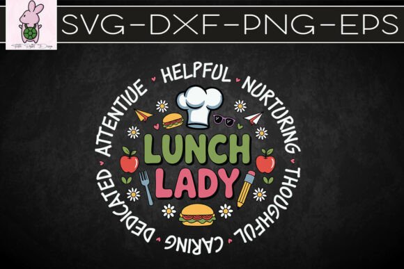 Lunch Lady Cafeteria Crew School PNG