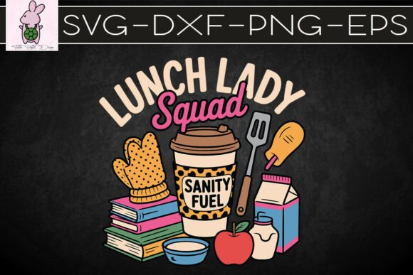 Lunch Lady Squad Sublimation PNG