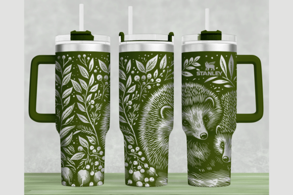 Porcupine Stanley 40oz Laser Wrap SVG
