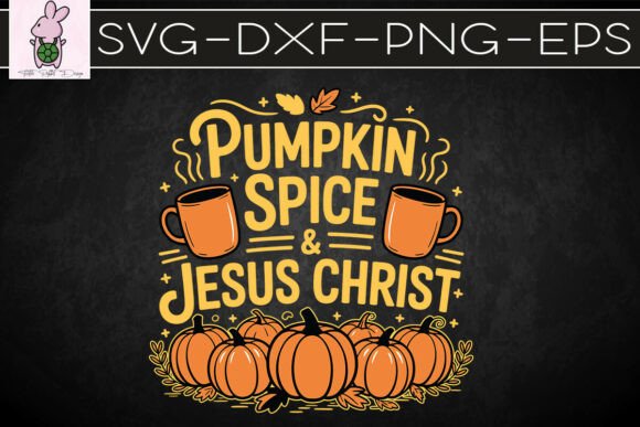 Pumpkin Spice Jesus Christ SVG