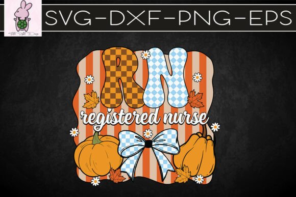 RN Autumn Registered Nurse SVG